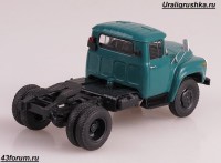 Масштабная модель 1:43 Седельный тягач 4х2 ЗиЛ-130В1, морская волна (Автоистория (АИСТ)